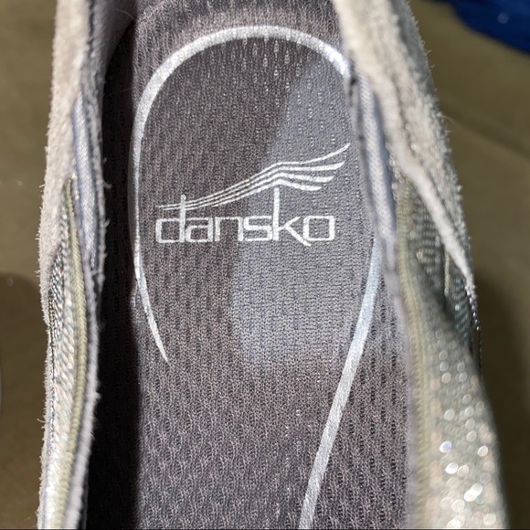 Dansko Hilde grey metallic slip on walking shoe - Picture 9 of 14